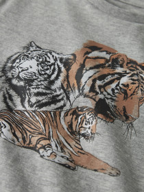 NAME IT Bluse Thornton Grey Melange